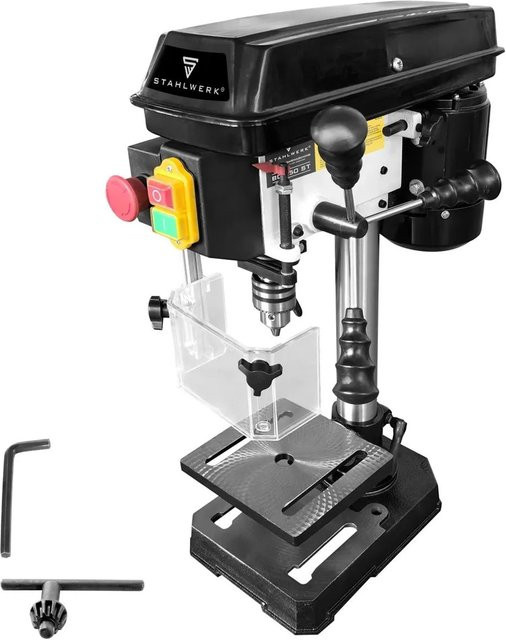 STAHLWERK Säulenbohrmaschine BD 350 ST in Schwarz mit 350W Leistung - Bild 1