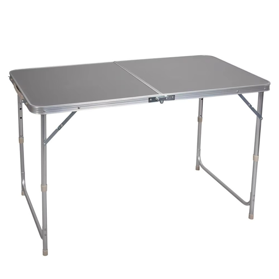 WOLTU Klappbarer Campingtisch aus Metall in Grau, Faltbarer Garten- und Picknicktisch für Balkon und Outdoor - Bild 1