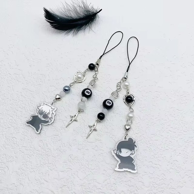 YUMEI Schlüsselanhänger, Silber, Unisex - Bild 1