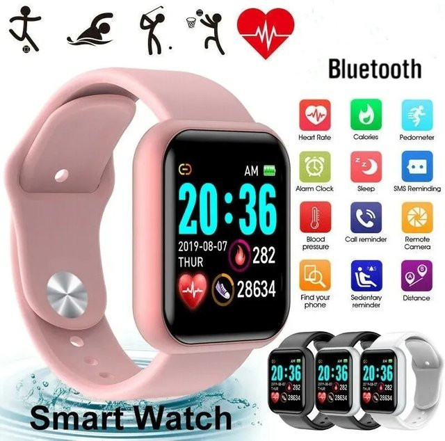 CHAOGENB Smartwatch, Silber, Kunststoff, Silikon, Unisex - Bild 1