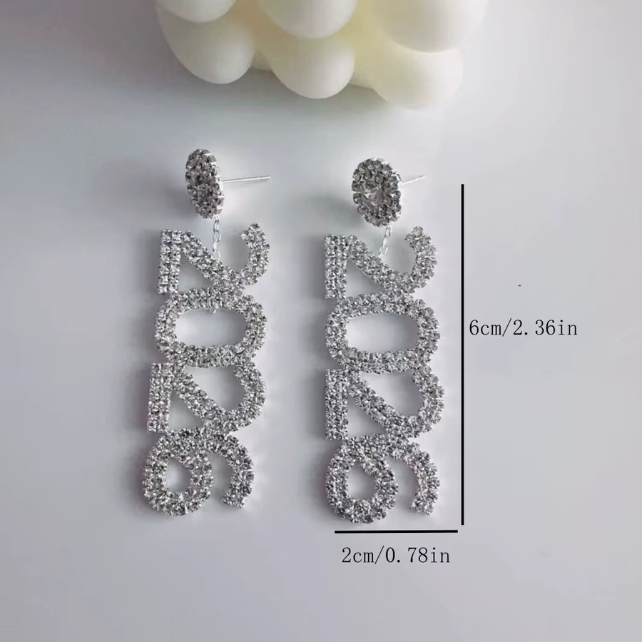 LuxstyWear Ohrringe, Kristall, Silber, Damen - Bild 2