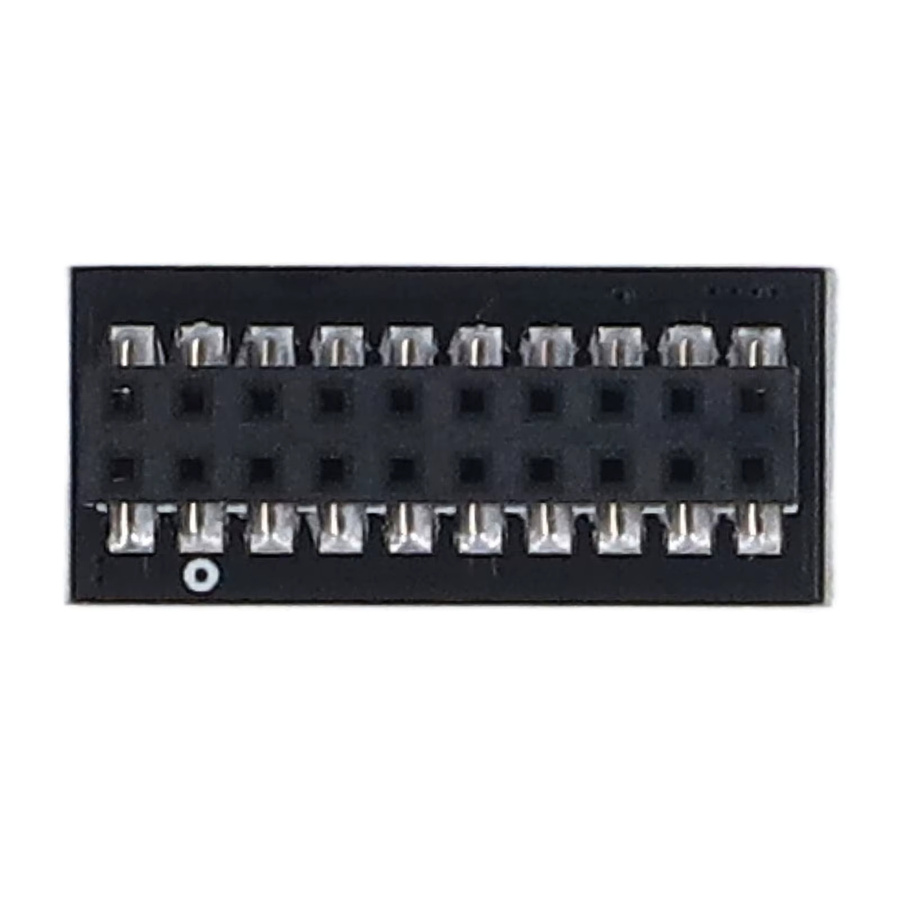 Qiilu TPM 2.0-Modul mit 20-poliger LPC-Schnittstelle in Schwarz für Windows 11 Upgrade-Tests - Bild 4
