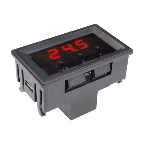 Gaqqee W1209 Digitaler Thermostat Temperaturregler mit NTC Sensor in Rot und Schwarz - Bild 3