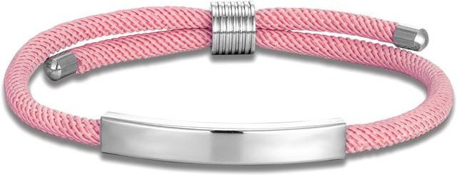Medizinisches Alarmarmband Edelstahl, himmelblaue Kordelarmband, Unisex - Bild 1