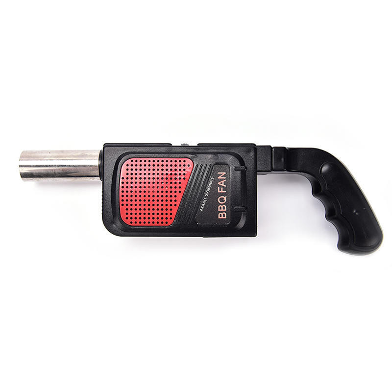 Yiran Furniture Elektrischer Grillventilator als tragbares Luftgebläse für Outdoor-Camping und Picknick in Schwarz - Bild 2