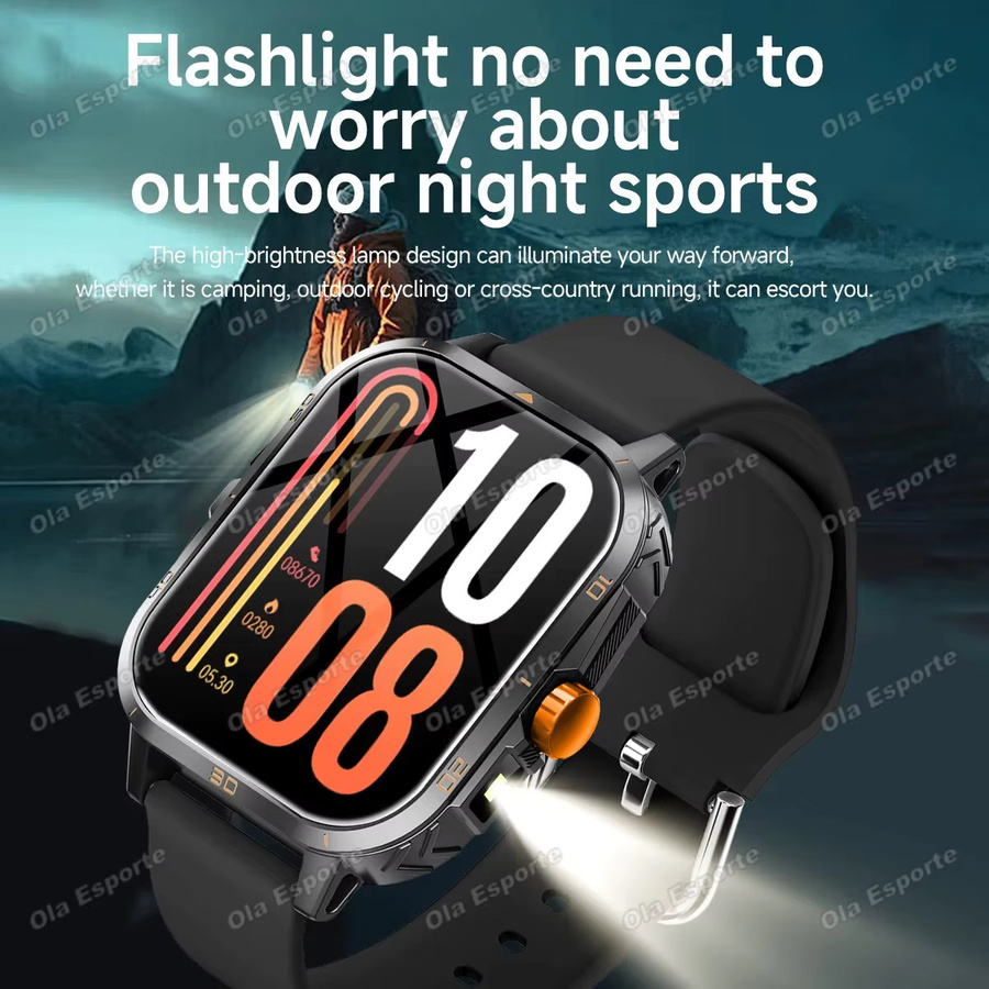 Ola Esporte Smartwatch, Schwarz, Silikon, Unisex - Bild 4