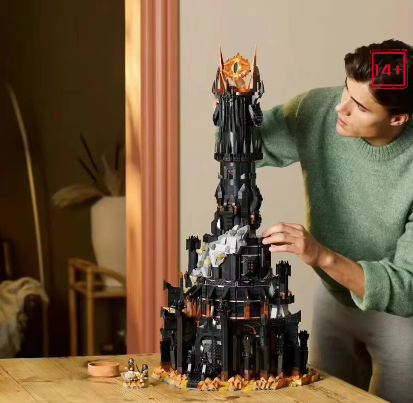 Hot Toys Herr der Ringe Auge von Sauron Schwarzer Turm Barad-dur Replik, Bausteine, 5471 Teile, ab 14 Jahren - Bild 4