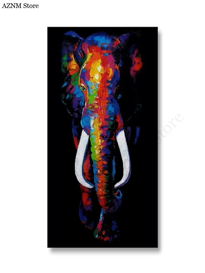Potdemiel Abstrakte Tier-Wandkunst als moderner Posterdruck in Mehrfarbig - Bild 3