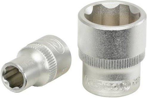KS Tools Stecknuss 18mm aus Chrom-Vanadium in Silber - Bild 1