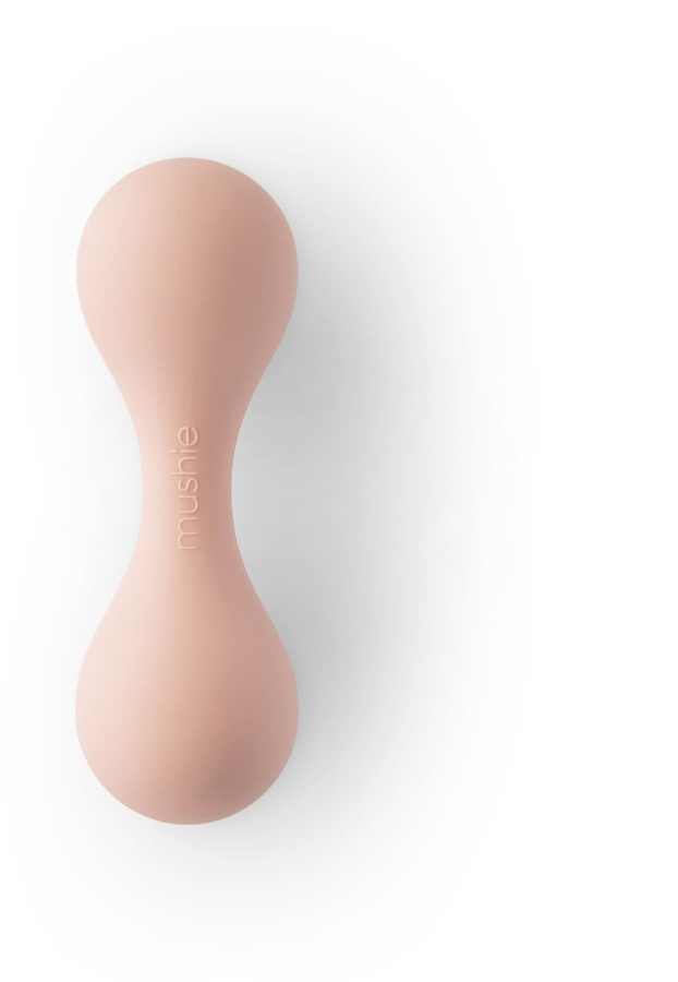Mushie Baby Rassel Blush, Silikon, ab 0 Jahre - Bild 1