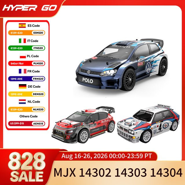 MJX Hyper Go RC Drift-Auto, 1:14, bürstenlos, mit Gyroskop - Bild 1