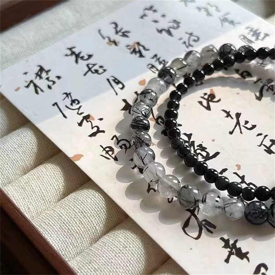 b99 Armband, Glasperlen, Elastisches Seil, Damen - Bild 5