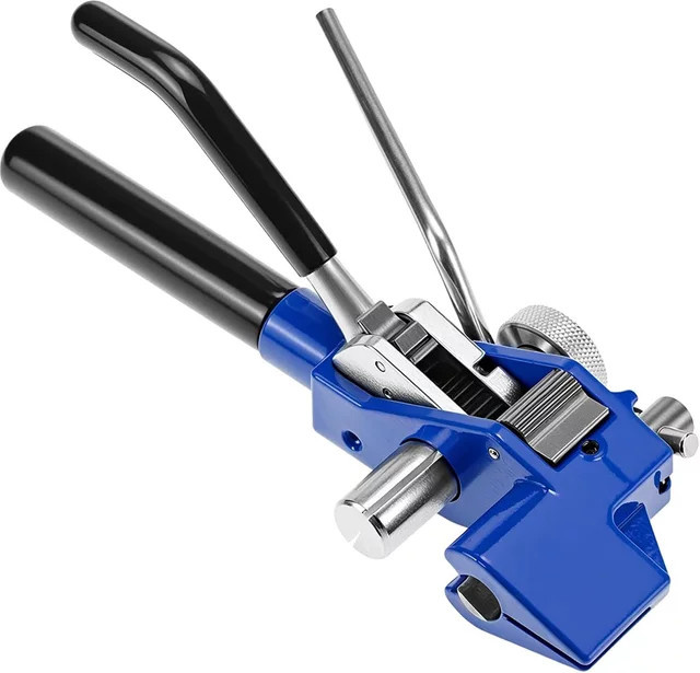 WOZOBUY Edelstahl-Kabelbinderpistole in Blau zur Spannvorrichtung für Edelstahlbänder und -gurte - Bild 1