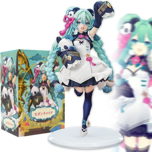 Bandai Anime Nette Virtuelle Sänger Mädchen Figur, Puppe, Mehrfarbig - Bild 1