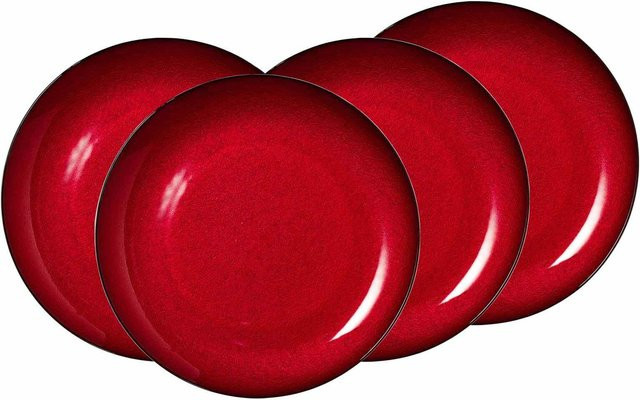 Ritzenhoff & Breker Platzteller Grazia in Rot, 4er Set, Durchmesser: 33 cm - Bild 1