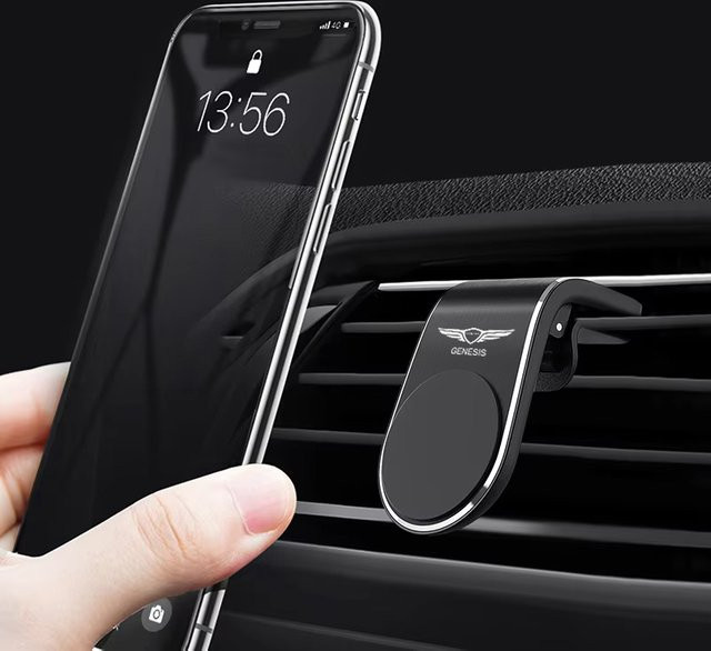Magnetische Universal Auto Telefonhalterung für Genesis G80 GV70 GV80 GV60 in Schwarz zur GPS Navigation - Bild 1