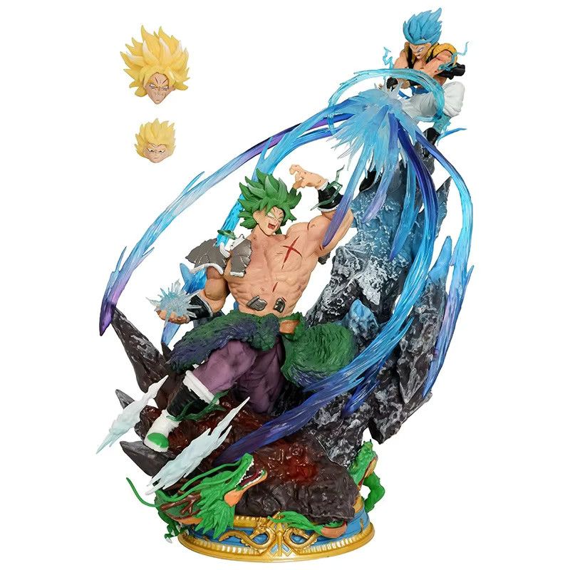 Jt Studio Dragon Ball Broli Vs Goku Anime Figur aus Harz und PVC, Multicolor, B: 50 cm, T: 30 cm, H: 23 cm - Bild 3