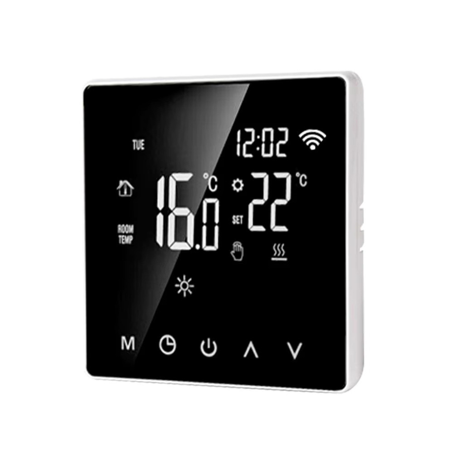 Tuya Smart Thermostat für Fußbodenheizung mit WiFi und App-Steuerung, Digitaler Temperaturregler in Schwarz mit Alexa Sprachsteuerung - Bild 7