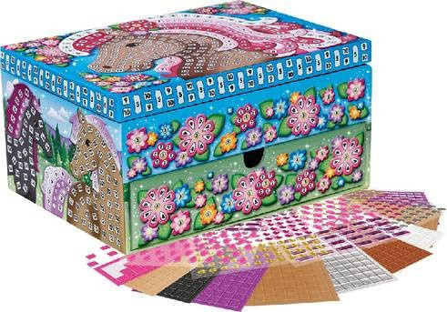 Sticky Mosaics® Schmuckkästchen Pferd Set - Bild 1
