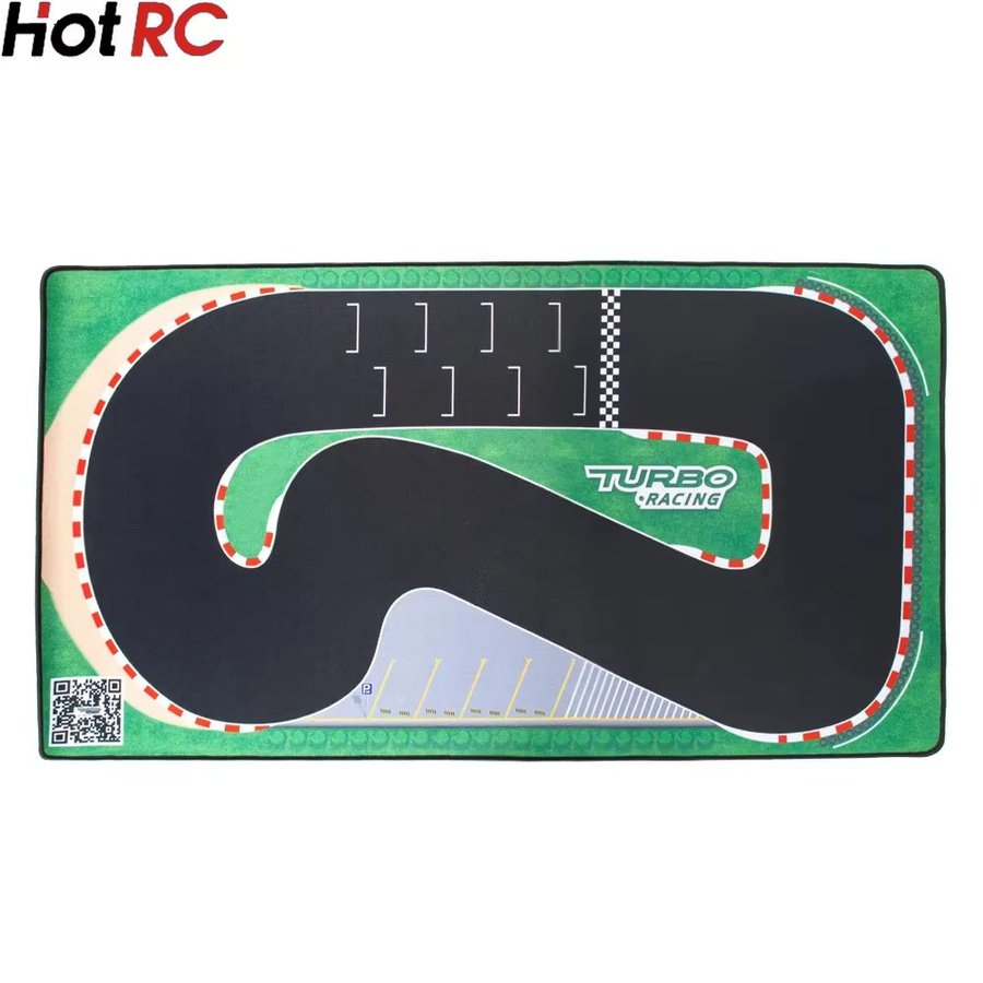 Hot RC Turbo Racing Gummimatte, RC Mini Car Track Race Zubehör, 1:76 - Bild 2