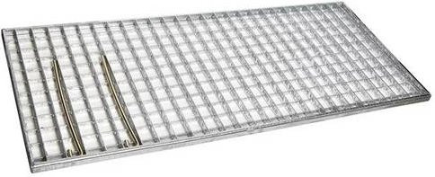 Hager Bodenrost ZAY90275 aus Stahl, Breite: 89 cm, Höhe: 4,5 cm - Bild 1