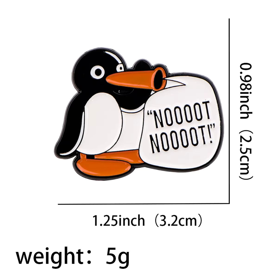 Ramulus Anstecknadel Pinguin, Emaille, Unisex - Bild 4