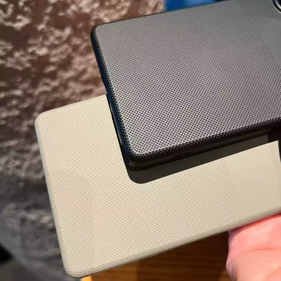 Samsung MagSafe Magnetische Hülle mit Punktmuster für Galaxy S26 Ultra und S25 Ultra in Sandstein und Orange, rutschfeste und stoßfeste Abdeckung - Bild 2