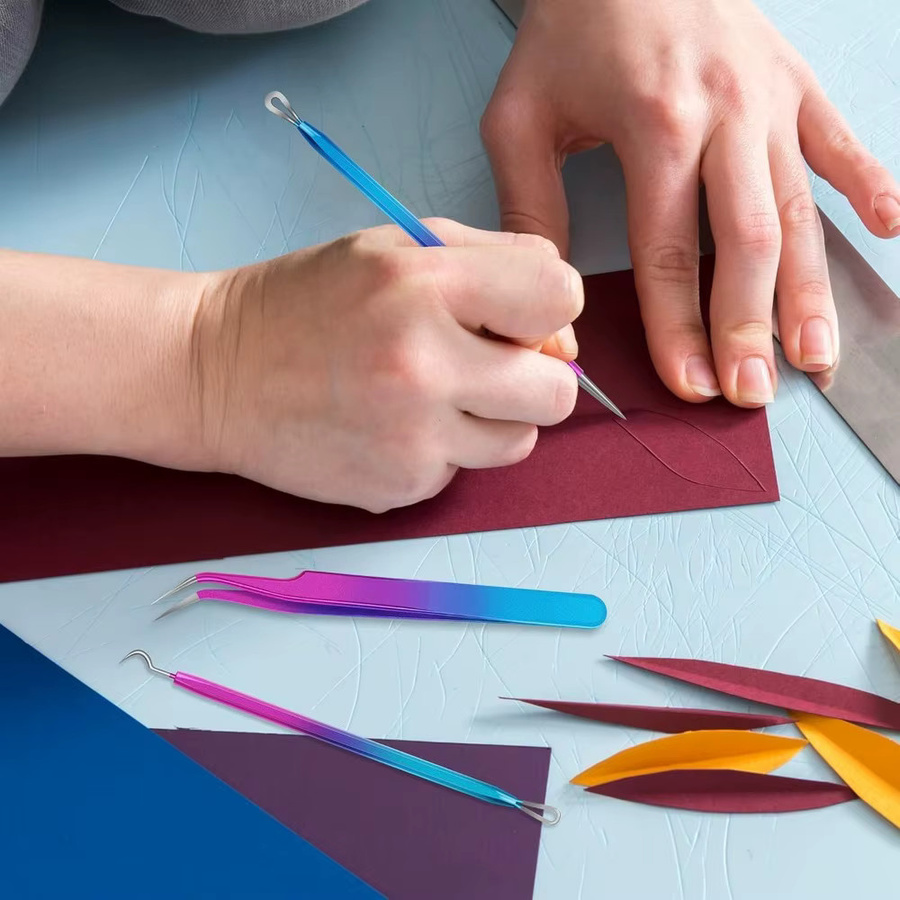 3er-Set Entfernungswerkzeuge für Vinyl in Multicolor aus Metall für Permanent-Vinyl, HTV und holografisches Vinyl - Bild 3