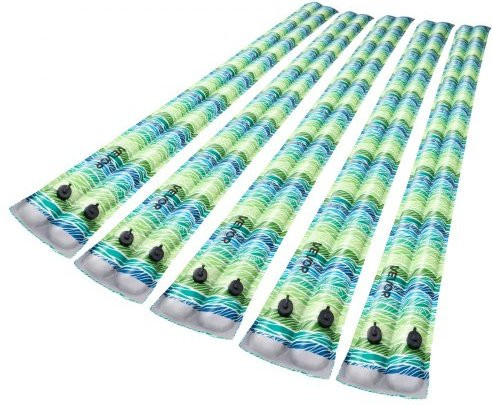 VEVOR Pool Beschwerungssack 5er Pack in Grün, 0,3 mm dicke PVC-Wassersäcke mit Reflektorstreifen und auslaufsicherem Schraubverschluss zur Befestigung von Poolabdeckungen, B/H: 240 x 30 cm - Bild 1