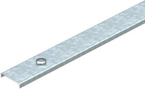 OBO Bettermann Abdeckung in Silber, Länge: 3 m, Breite: 203,00 mm - Bild 1