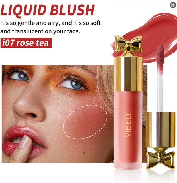 VIBELY Liquid Blush, Nude, Matt, Creme - Bild 1