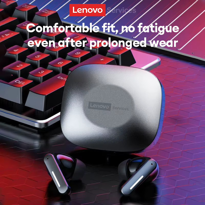 Lenovo New LE209 Bluetooth 6.0 Gaming-Headset mit Stereo-Surround-Sound in Schwarz und Grau - Bild 2