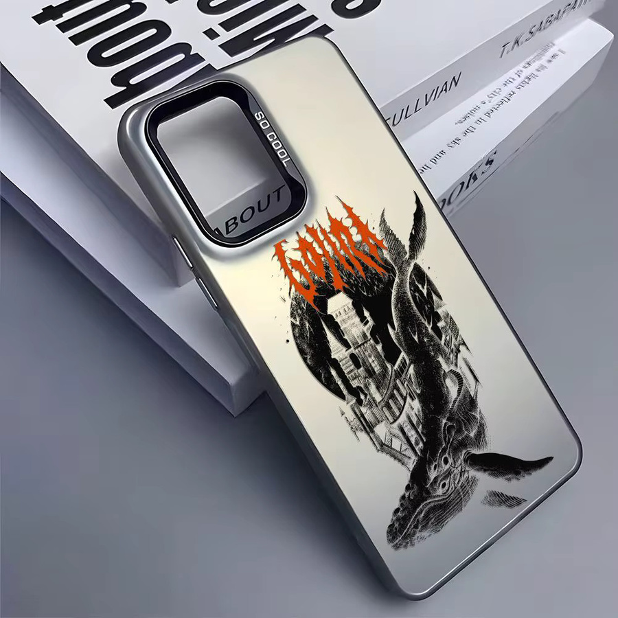 G-gojiras Band Silikon Schutzhülle für Samsung Galaxy S25 S24 S23 S22 S21 S20 Ultra in Silber - Bild 4