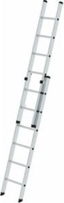 MUNK Aluminium-Schiebeleiter 2-teilig in Silber mit 2 x 6 Sprossen - Bild 1