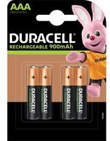 Duracell StayCharged AAA Akku NiMH 900 mAh 1.2V 4 Stück - Bild 1