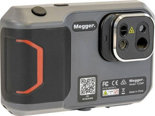 Megger TC256P Wärmebildkamera in Grau mit einem Messbereich von -20 bis 550°C und einer Auflösung von 256 x 192 Pixeln - Bild 1