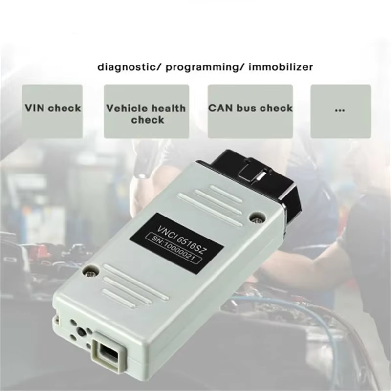 VNCI 6516SZ Auto-Diagnosetool für Suzuki Automobile in Grau, spezielles Inspektionswerkzeug kompatibel mit Original SDTII OEM-Softwaretreibern - Bild 3