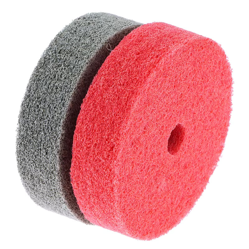Rote Nylon-Schleifscheibe zum Polieren von Metall, Holz und Kunststoff, Durchmesser: 75 mm - Bild 3