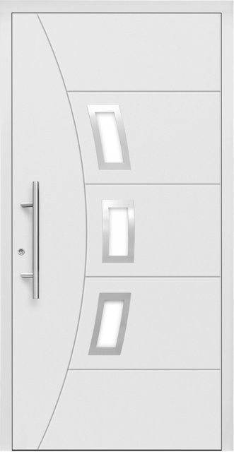 Splendoor Moderno Aluminium-Haustür in Weiß, Anschlag Links, B: 110 cm, H: 210 cm - Bild 1