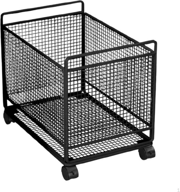 Rollwagen von Deals2019ing als Organizer für Aktenordner in Schwarz aus Metall - Bild 1