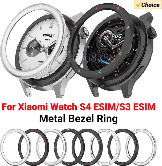 Xiaomi Ersatzgehäuse-Abdeckring, Edelstahl, Silber, Unisex - Bild 1