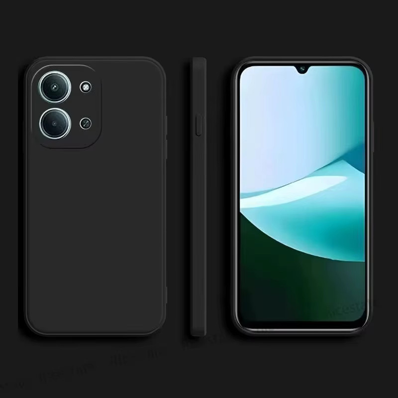 Stoßfeste TPU Silikon Handyhülle für Xiaomi Redmi Note 13 Pro 4G und POCO M6 Pro 4G in Lila - Bild 3