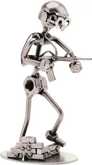Schraubenmännchen Soldat von Hinz & Kunst aus Metall in Silber - Bild 1