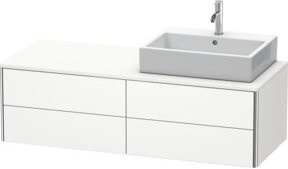 Duravit Waschtischunterschrank XSquare in Weiß Matt B/T/H: 140 x 40 x 54,8 cm - Bild 1