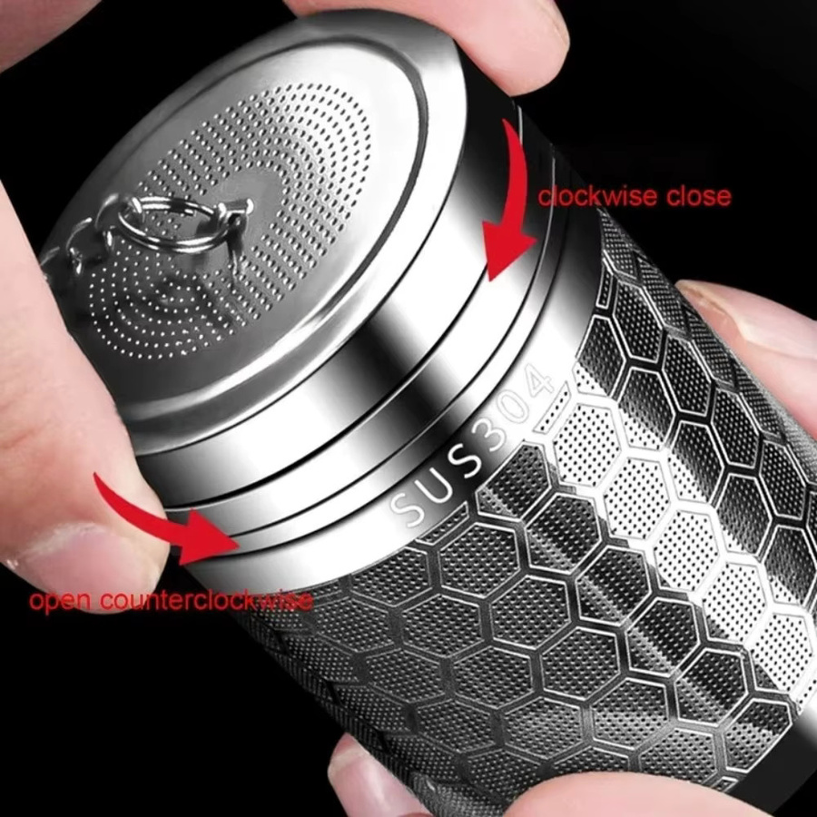 FEB.WIND Tee-Infuser aus Edelstahl in Silber mit feinem Netz als Tee-Wasser-Separator und Teefilter für Teekanne und Tasse - Bild 4