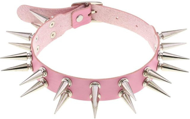YIRAN Choker Halskette, Leder, Schwarz, Unisex - Bild 1