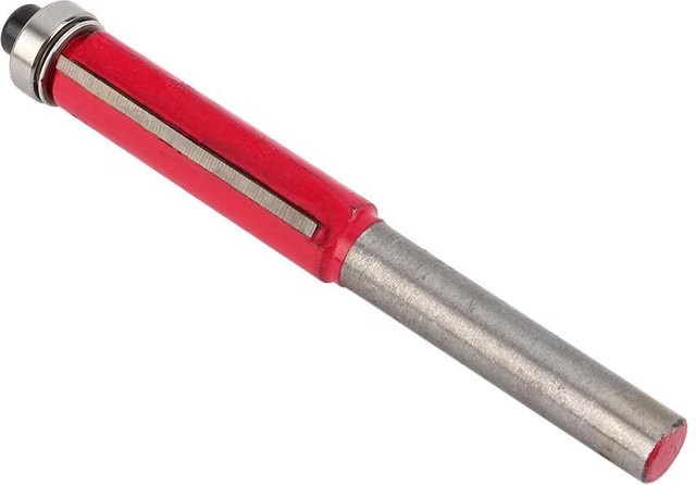 Kkmoon Trimmfräser-Bit 14 Zoll mit Doppelfluted-End-Zylinderschaft in Rot aus Stahl - Bild 1