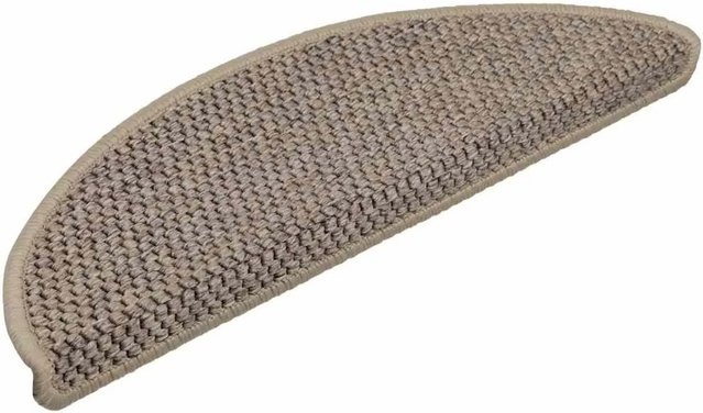 vidaXL Stufenmatten Selbstklebend in Sisal-Optik, 30 Stück, Beige, B/T/H: 56 x 17 x 3 cm - Bild 1