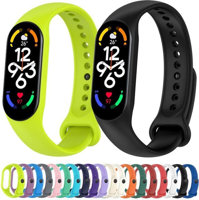 Xiaomi Uhrenarmband Silikon, Schwarz, Unisex - Bild 1