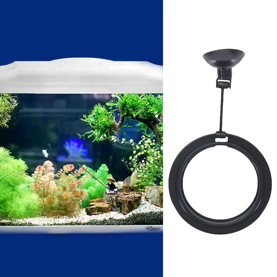 VAKIND Schwimmender Futterring für Aquarienfische in Schwarz - Bild 4